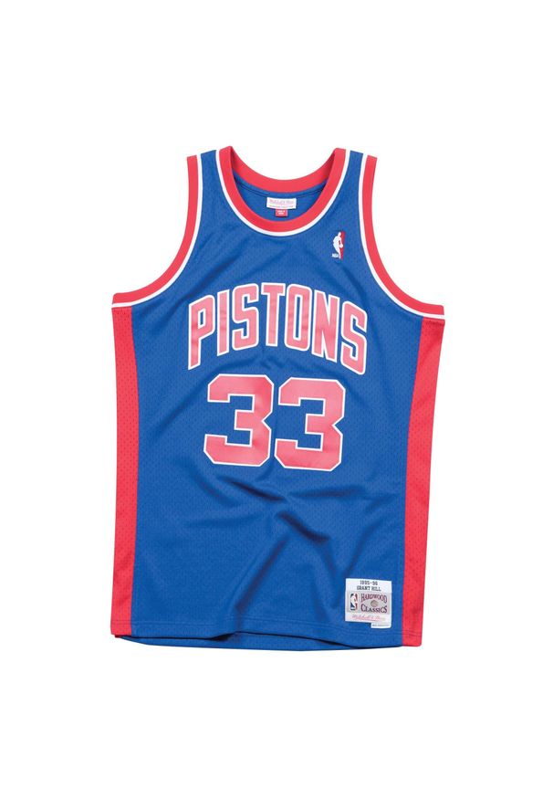 Mitchell & Ness - Koszulka Nba Detroit Pistons Grant Hill. Kolor: niebieski. Sport: koszykówka