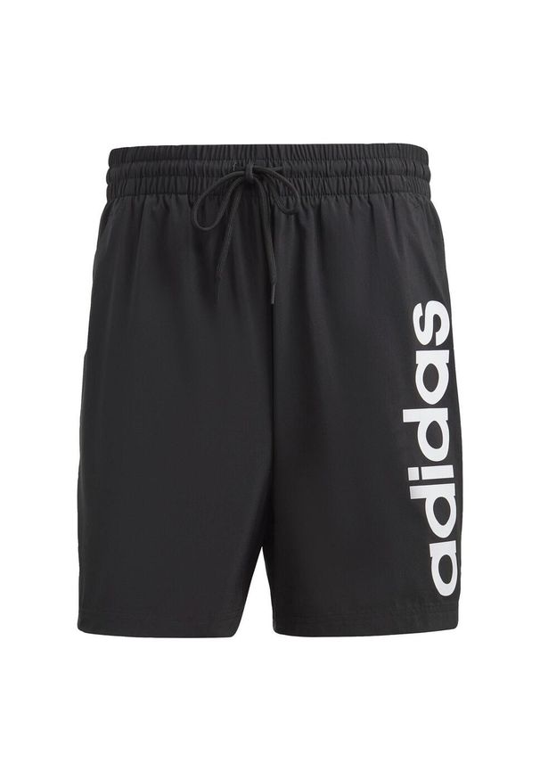 Adidas - Spodenki krótkie sportowe AEROREADY Essentials Chelsea. Kolor: czarny. Materiał: materiał. Długość: krótkie