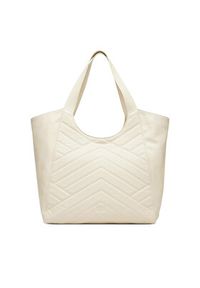 Pinko - PINKO Torebka Tote Bag PE 25 PLTT 104536 A2AO Biały. Kolor: biały. Materiał: skórzane