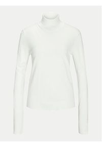 JJXX Golf Ada 12258813 Biały Slim Fit. Typ kołnierza: golf. Kolor: biały. Materiał: wiskoza #4
