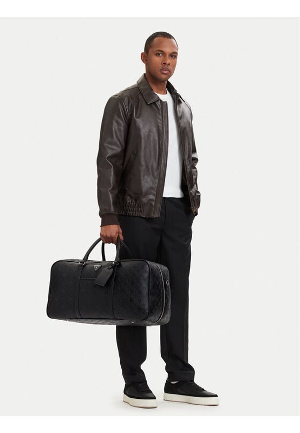 Guess Torba podróżna Wilder Travel TWDP74 52930 Czarny. Kolor: czarny. Materiał: skóra