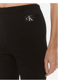 Calvin Klein Jeans Spodnie materiałowe J20J222598 Czarny Straight Fit. Kolor: czarny. Materiał: materiał, bawełna #5