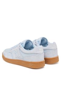 New Balance Sneakersy Numeric 480 UN480BBG Niebieski jasny. Kolor: niebieski. Materiał: zamsz, skóra #4