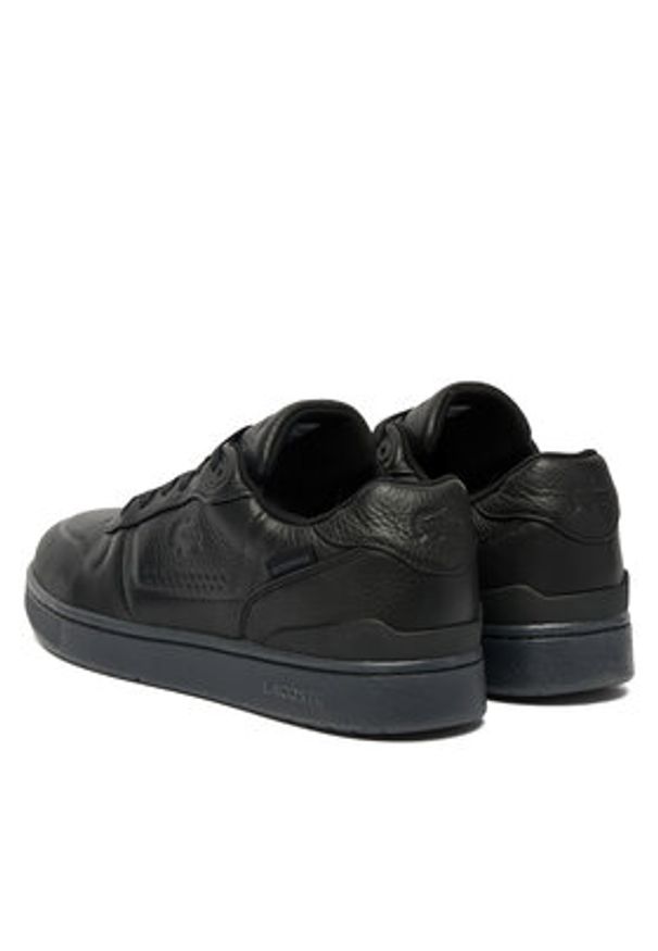 Lacoste Sneakersy T-Clip Shield 7-50SMA0192 Czarny. Kolor: czarny. Materiał: skóra