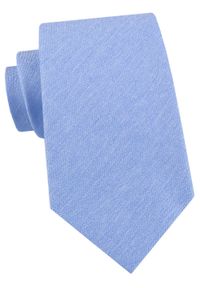 Męski Krawat Alties - Błękit w Delikatny Melanż. Kolor: niebieski. Materiał: tkanina. Wzór: melanż. Styl: wizytowy, elegancki #1