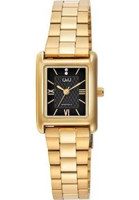 Zegarek damski QQ C69A-009P CYRKONIE złoty. Kolor: złoty #1