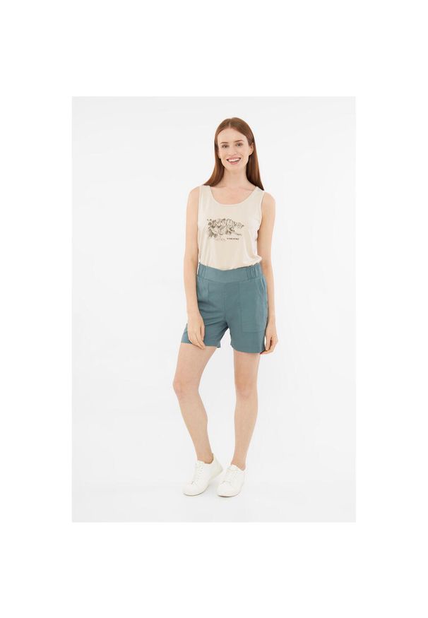 Viking - Spodenki damskie VIKING Banao Shorts Lady Bamboo. Kolor: zielony