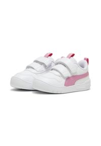 Puma - Niemowlęce buty sportowe Multiflex SL V PUMA White Mauved Out Pink. Kolor: biały, różowy, wielokolorowy