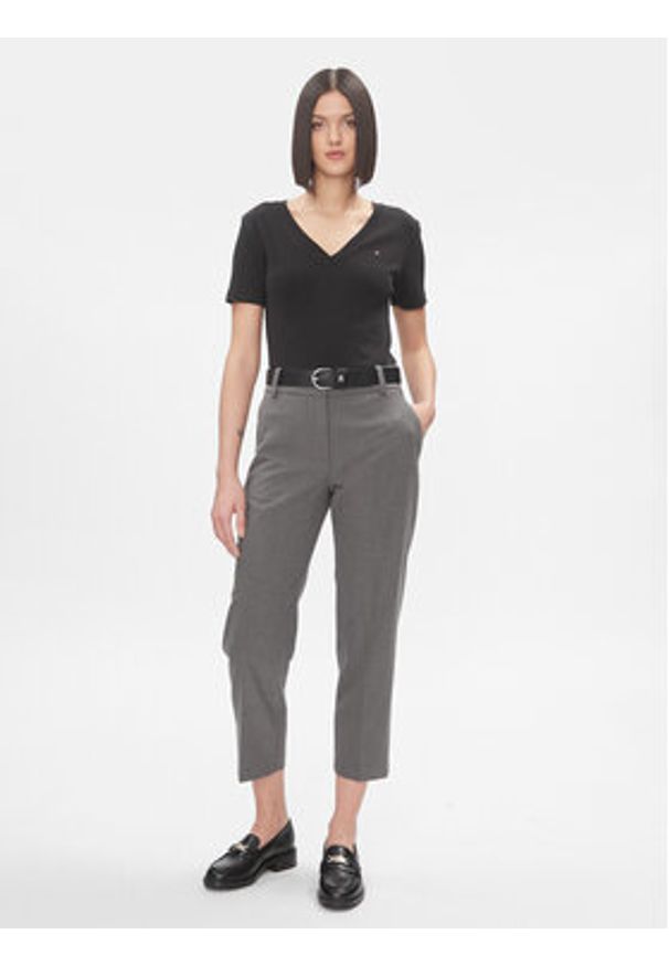 TOMMY HILFIGER - Tommy Hilfiger T-Shirt New Cody WW0WW40584 Czarny Slim Fit. Kolor: czarny. Materiał: bawełna