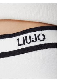 Liu Jo Sport Spodnie dzianinowe TF5252 MS59L Écru Regular Fit. Materiał: syntetyk. Styl: sportowy #4