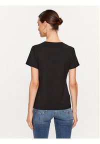 Pinko T-Shirt Bussolotto 100355 A1AY Czarny Regular Fit. Kolor: czarny. Materiał: bawełna #3