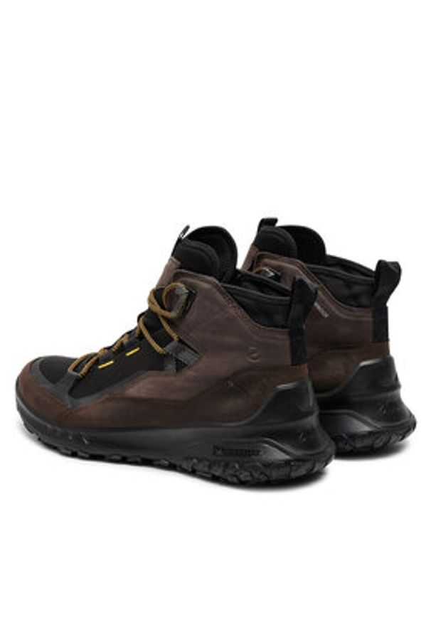 ecco - ECCO Trekkingi Ult-Trn M 82427460993 Brązowy. Kolor: brązowy. Materiał: skóra, nubuk. Sport: turystyka piesza