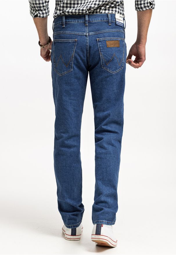 Wrangler - WRANGLER GREENSBORO MĘSKIE SPODNIE JEANSOWE JEANSY DŻINSY FRIDAY BLUES W15QHR47A