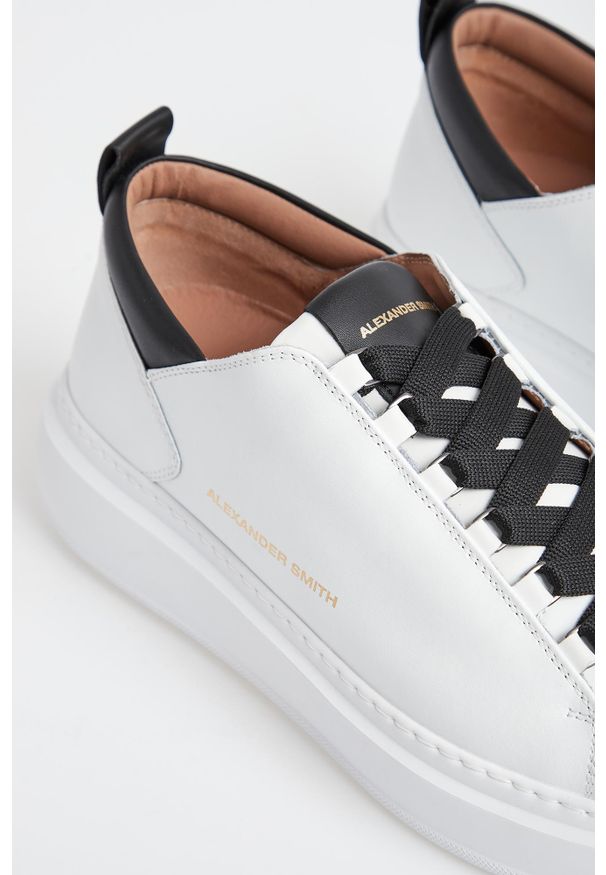 Alexander Smith - Sneakersy męskie skórzane ALEXANDER SMITH. Materiał: skóra