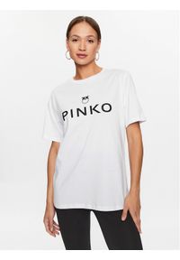 Pinko T-Shirt 101704 A12Y Biały Relaxed Fit. Kolor: biały. Materiał: bawełna #1
