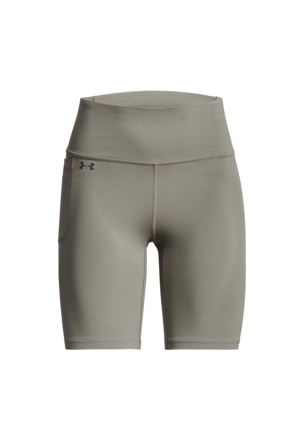 Spodenki fitness damskie Under Armour Motion Bike Short. Kolor: zielony. Sport: fitness