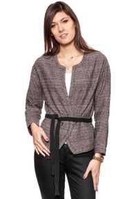 Lee - DAMSKI ŻAKIET LEE KIMONO JACKET BURNT HENNA L56LAYMU. Okazja: na co dzień. Kolor: wielokolorowy. Materiał: skóra. Wzór: melanż. Styl: casual #6