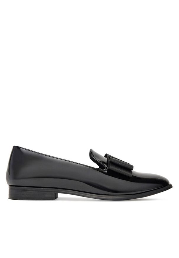 DeeZee Loafersy 20232-1 Czarny. Kolor: czarny. Materiał: skóra