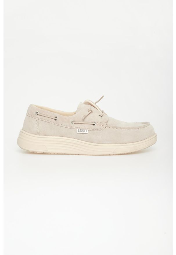 Liu Jo - Mokasyny męskie zamszowe LIU JO. Materiał: zamsz