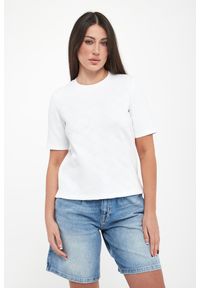 T-shirt damski z tłoczonym logo Trista JOOP! #4