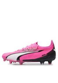 Puma Buty do piłki nożnej ULTRA ULTIMATE FG/AG 10774401 01 Różowy. Kolor: różowy. Materiał: skóra