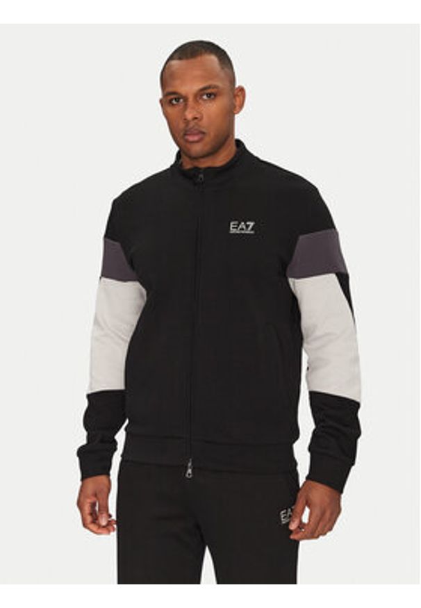 EA7 Emporio Armani Dres 7M000282 AF12660 UC001 Czarny Regular Fit. Kolor: czarny. Materiał: syntetyk, bawełna