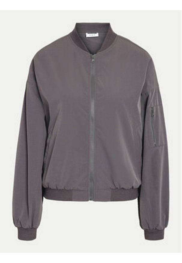 Noisy may - Noisy May Kurtka bomber Kirby 27028805 Szary Regular Fit. Kolor: szary. Materiał: syntetyk