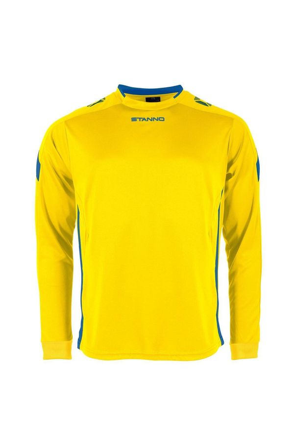 STANNO - Dżersej z długim rękawem Stanno Drive Match. Kolor: wielokolorowy, niebieski, żółty. Materiał: jersey. Długość rękawa: długi rękaw. Długość: długie
