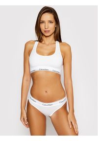 Calvin Klein Underwear Biustonosz top 0000F3785E Biały. Kolor: biały. Materiał: bawełna #3
