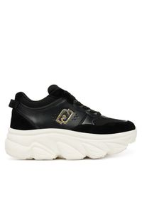 Liu Jo Sneakersy Steffy 01 BF5061 P0304 Czarny. Kolor: czarny. Materiał: zamsz, skóra