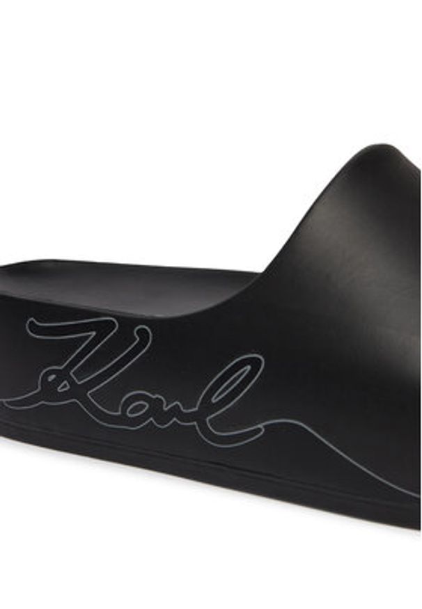 Karl Lagerfeld - KARL LAGERFELD Klapki Kobo II KL86048F Czarny. Kolor: czarny. Materiał: syntetyk