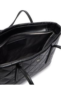 Calvin Klein Torebka Quilted Small Tote LV04F3325G Czarny. Kolor: czarny. Materiał: skórzane #5