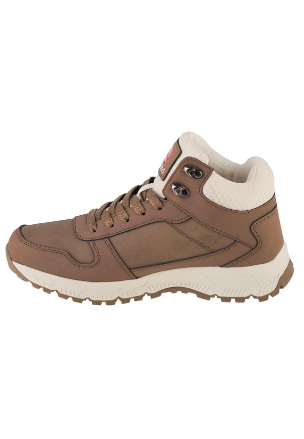 Buty trekkingowe damskie, Campus Rosa. Kolor: brązowy. Materiał: guma, skóra, tkanina, materiał, syntetyk