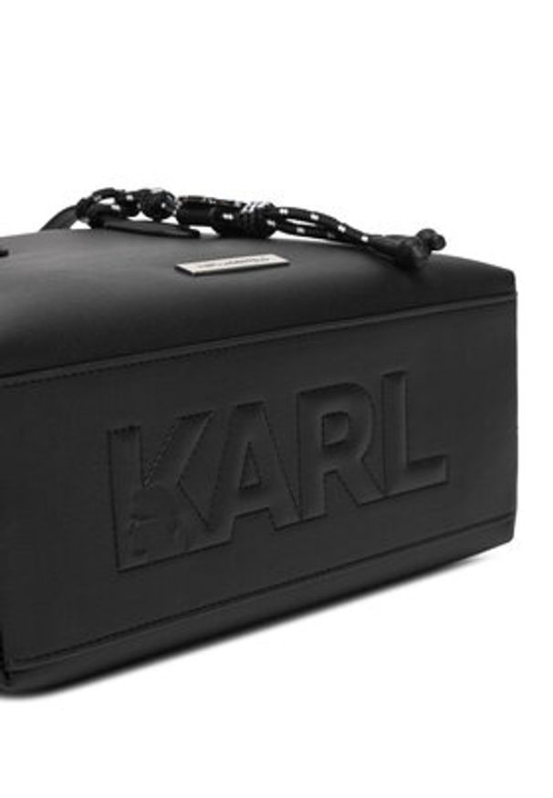 Karl Lagerfeld - KARL LAGERFELD Torebka B1W30003 Czarny. Kolor: czarny. Materiał: skórzane