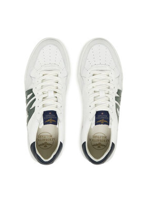Aeronautica Militare Sneakersy 251SC300UXPL212 Biały. Kolor: biały. Materiał: skóra
