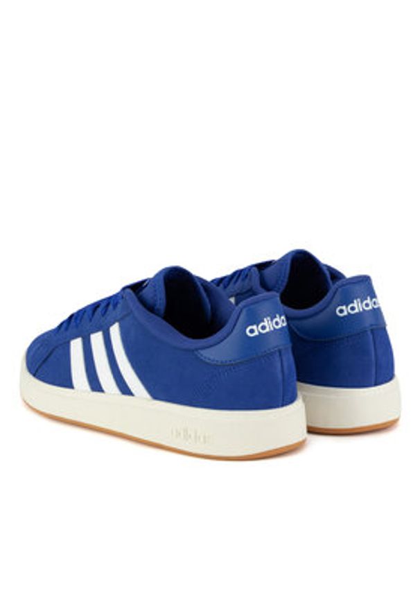 Adidas - adidas Sneakersy GRAND COURT BASE 00s IH1039 Niebieski. Kolor: niebieski. Materiał: zamsz, skóra