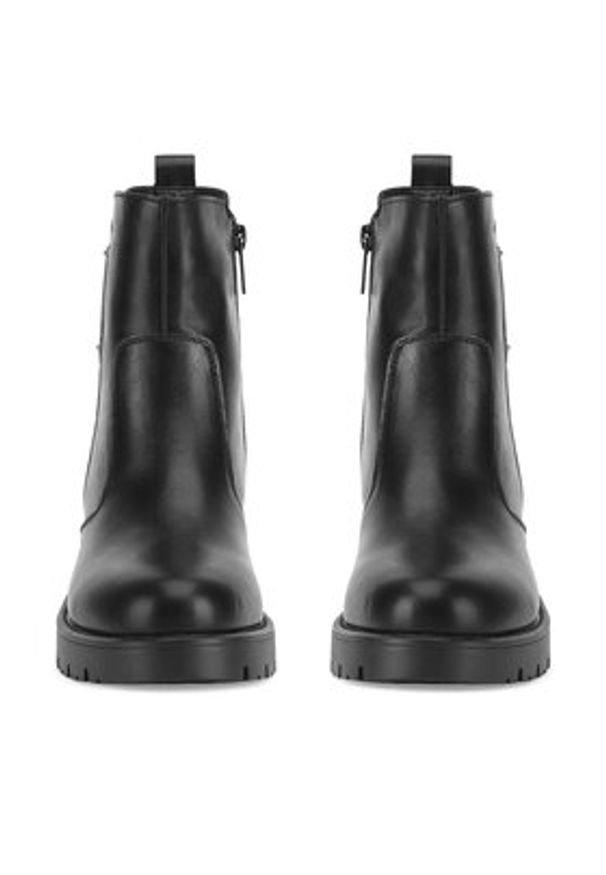 Jenny Fairy Botki WS5898-16 Czarny. Kolor: czarny. Materiał: skóra