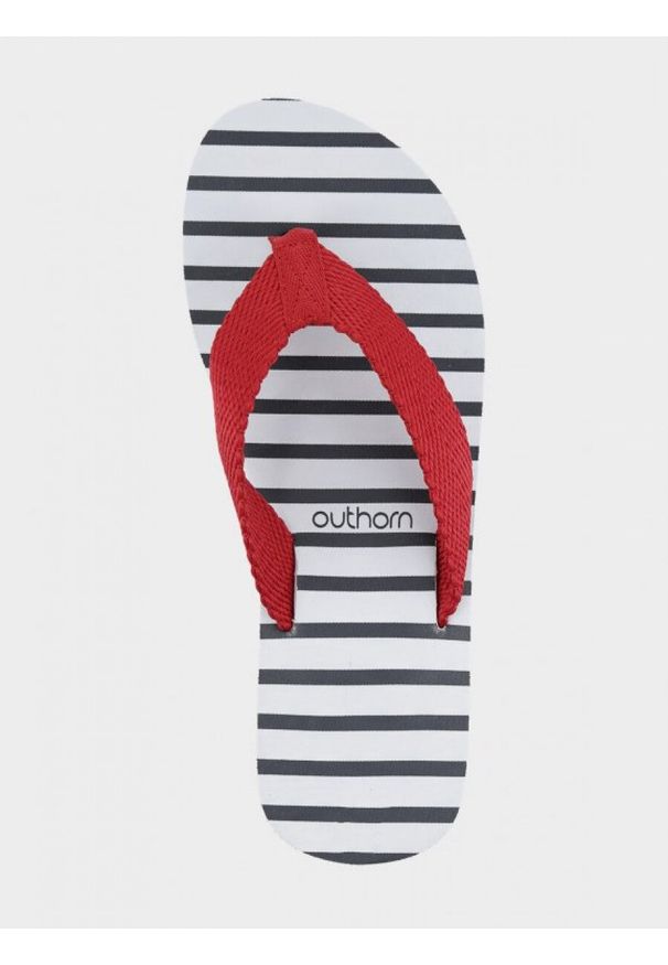 outhorn - Japonki damskie. Materiał: poliester. Wzór: paski