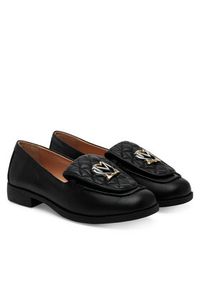 Love Moschino - LOVE MOSCHINO Loafersy JA10032G1MIE0000 Czarny. Kolor: czarny. Materiał: skóra #4