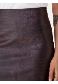 JOOP! Spódnica z imitacji skóry 58 253S58Saron 30048904 Brązowy Regular Fit. Kolor: brązowy. Materiał: skóra