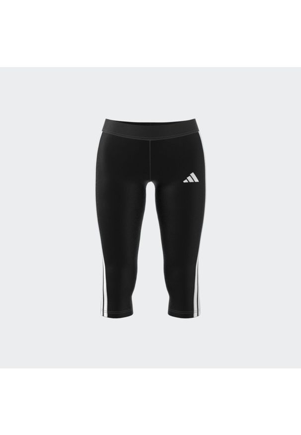 Adidas - Legginsy fitness damskie ADIDAS. Materiał: włókno, materiał, bawełna. Sport: fitness
