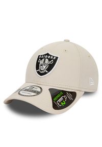 New Era Czapka z daszkiem Repreve 940 Raiders 60435235 Écru. Materiał: materiał