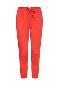 ICHI Spodnie materiałowe 20104757 Pomarańczowy Slim Fit. Kolor: pomarańczowy. Materiał: syntetyk #4