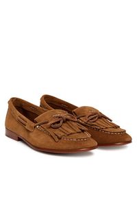 Polo Ralph Lauren Loafersy 818942648003 Brązowy. Kolor: brązowy. Materiał: skóra, zamsz #2