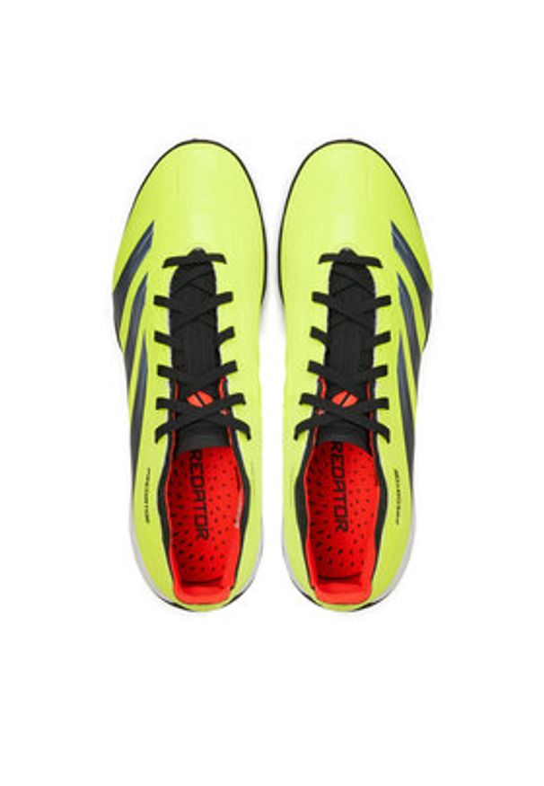 Adidas - adidas Buty do piłki nożnej Predator 24 IE2612 Żółty. Kolor: żółty. Materiał: skóra