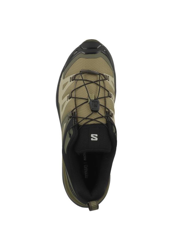 salomon - Buty trekkingowe męskie Salomon X Ultra 360. Kolor: zielony, czarny, wielokolorowy. Materiał: materiał, syntetyk. Szerokość cholewki: normalna