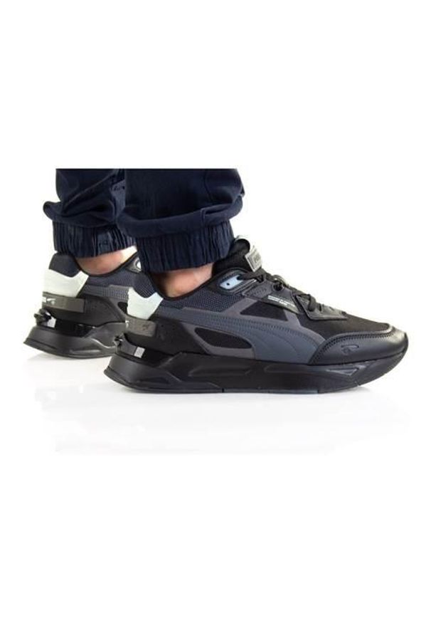 Buty do chodzenia, Puma Mirage Sport Hacked 383935-02. Zapięcie: sznurówki. Kolor: czarny, wielokolorowy. Materiał: tkanina, materiał. Szerokość cholewki: normalna. Sport: turystyka piesza