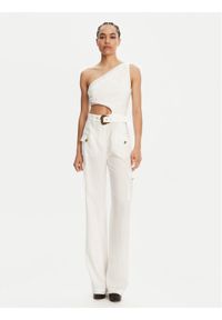 Versace Jeans Couture Kombinezon 78HAN000 Biały Regular Fit. Kolor: biały