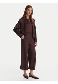 Marella Koszula Baia1 2615191051 Brązowy Regular Fit. Kolor: brązowy. Materiał: wiskoza #2