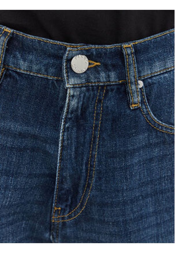 Pinko - PINKO Jeansy 103857 A2DS Granatowy Regular Fit. Kolor: niebieski